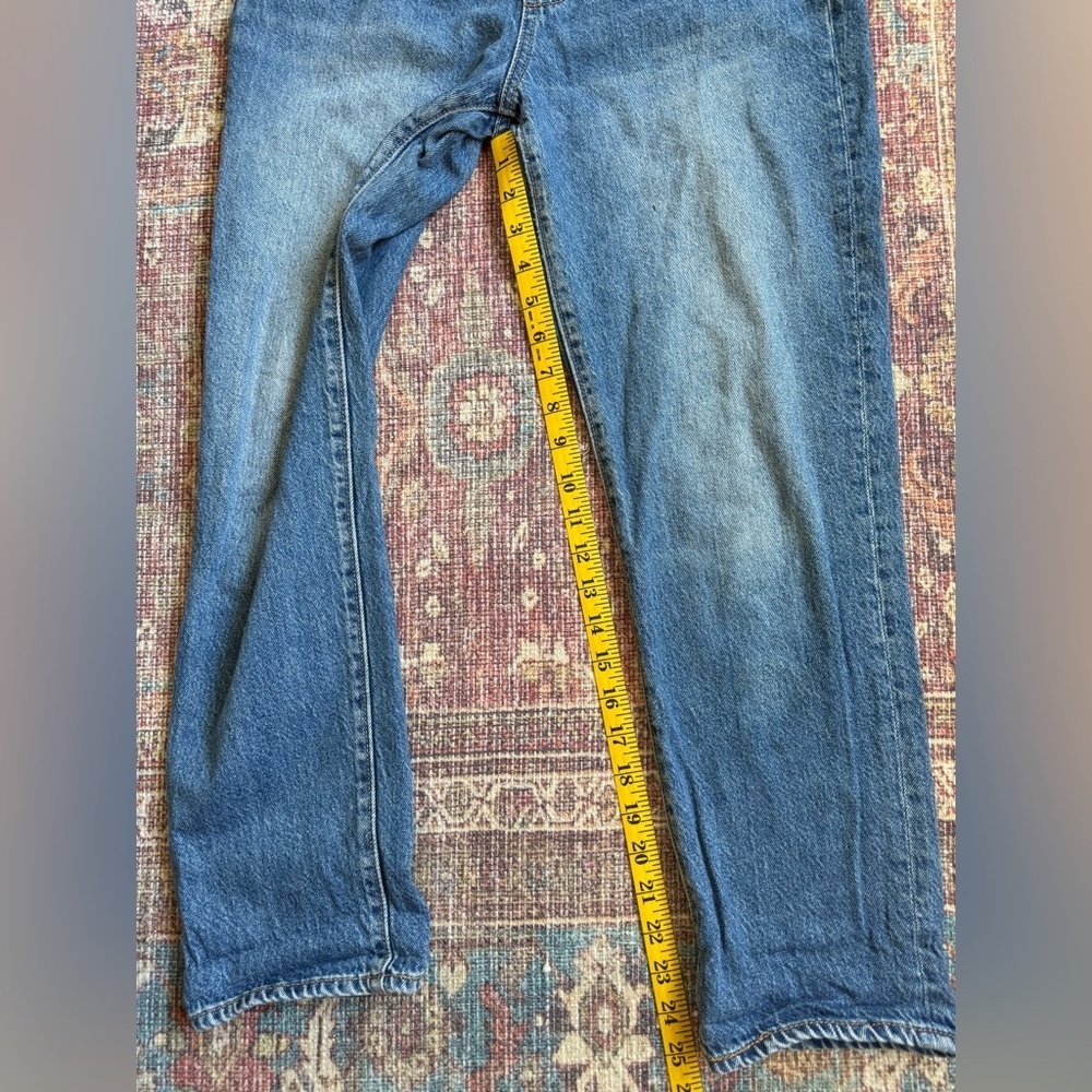 Levi’s Women’s Medium Dylan Blue Denim Overalls - Picture 6 of 13
